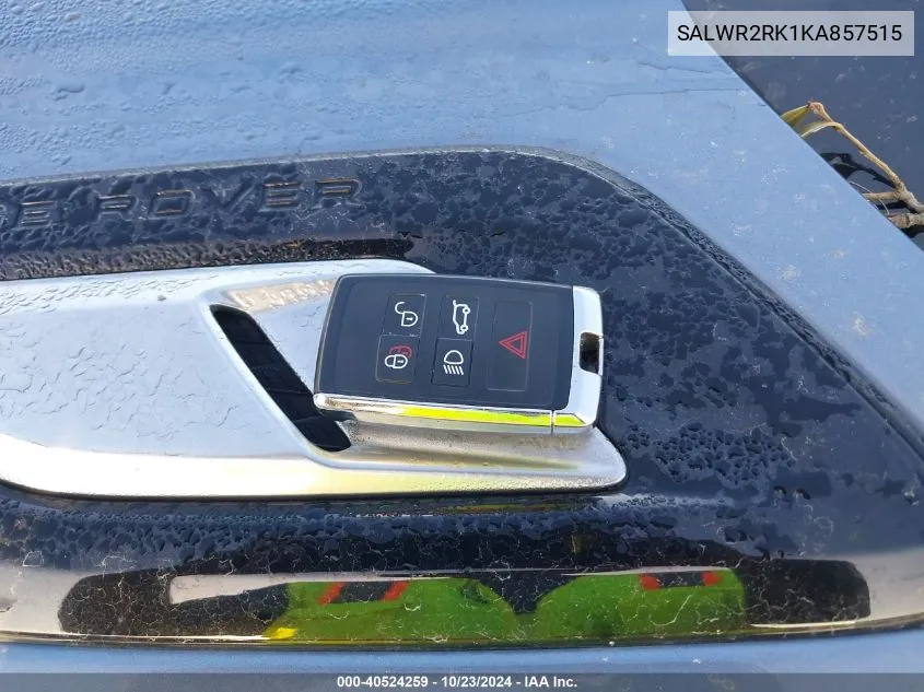 Auction sale of the 2019 Land Rover Range Rover Sport , vin: SALWR2RK1KA857515, lot number: 40524259