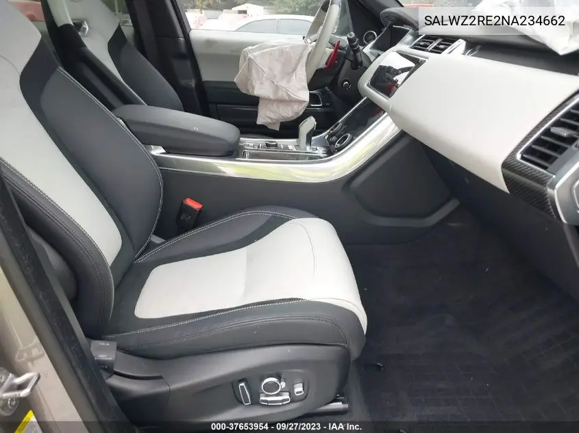 Auction sale of the 2022 Land Rover Range Rover Sport , vin: SALWZ2RE2NA234662, lot number: 37653954