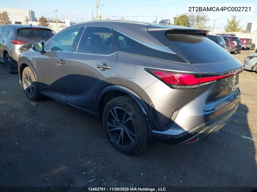 Auction sale of the 2023 Lexus RX , vin: 2T2BAMCA4PC002721, lot number: 12452761