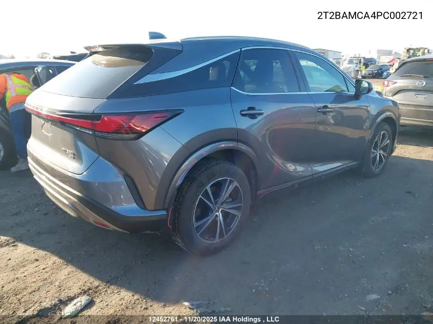 Auction sale of the 2023 Lexus RX , vin: 2T2BAMCA4PC002721, lot number: 12452761