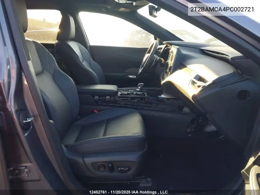Auction sale of the 2023 Lexus RX , vin: 2T2BAMCA4PC002721, lot number: 12452761
