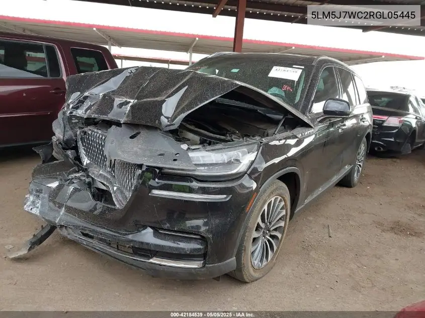 Auction sale of the 2024 Lincoln Aviator , vin: 5LM5J7WC2RGL05445, lot number: 42184539