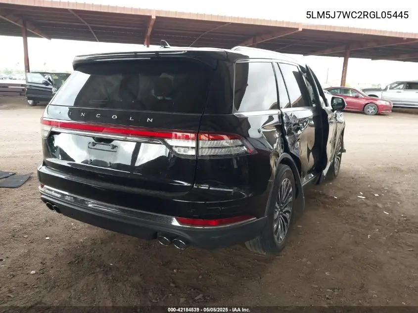 Auction sale of the 2024 Lincoln Aviator , vin: 5LM5J7WC2RGL05445, lot number: 42184539
