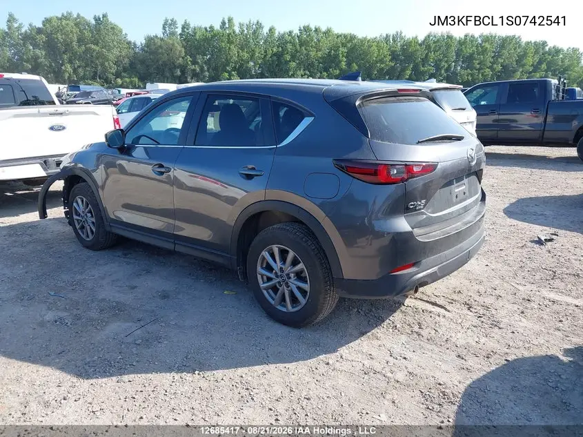 Auction sale of the 2025 Mazda CX 5 , vin: JM3KFBCL1S0742541, lot number: 12685417