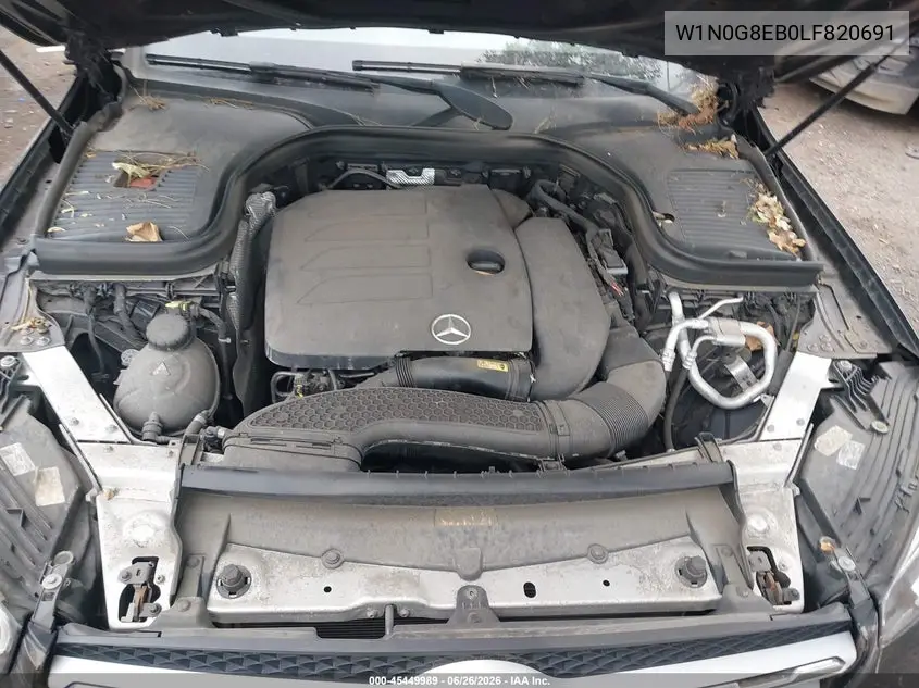 Auction sale of the 2020 Mercedes Benz GLC , vin: W1N0G8EB0LF820691, lot number: 45449989