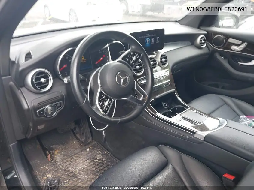 Auction sale of the 2020 Mercedes Benz GLC , vin: W1N0G8EB0LF820691, lot number: 45449989