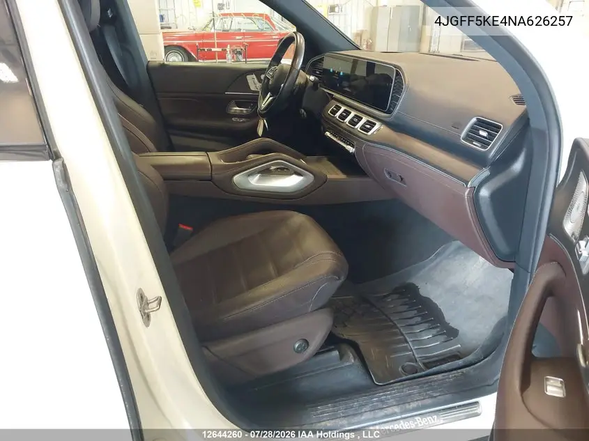 Auction sale of the 2022 Mercedes Benz GLS klasse , vin: 4JGFF5KE4NA626257, lot number: 12644260
