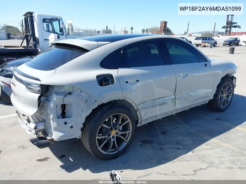 Auction sale of the 2021 Porsche Cayenne Coupe , vin: WP1BF2AY6MDA51099, lot number: 41932438