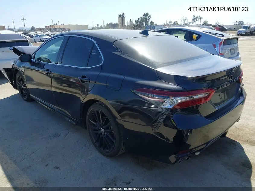 Auction sale of the 2023 Toyota Camry , vin: 4T1K31AK1PU610123, lot number: 44824655
