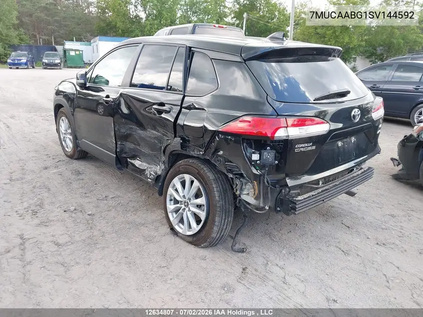 Auction sale of the 2025 Toyota Corolla Cross , vin: 7MUCAABG1SV144592, lot number: 12634807