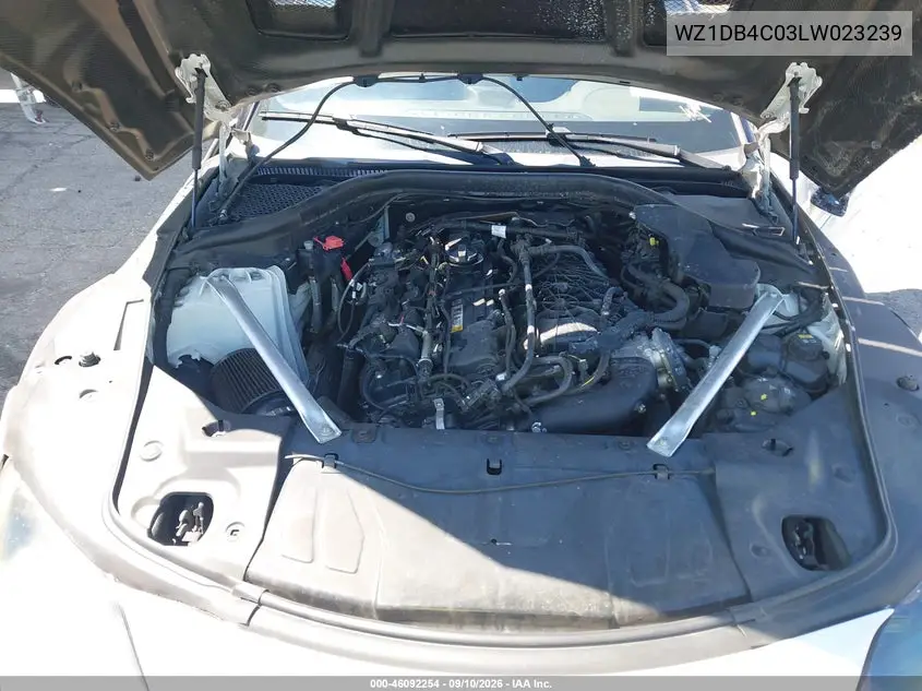 Auction sale of the 2020 Toyota Supra , vin: WZ1DB4C03LW023239, lot number: 46092254
