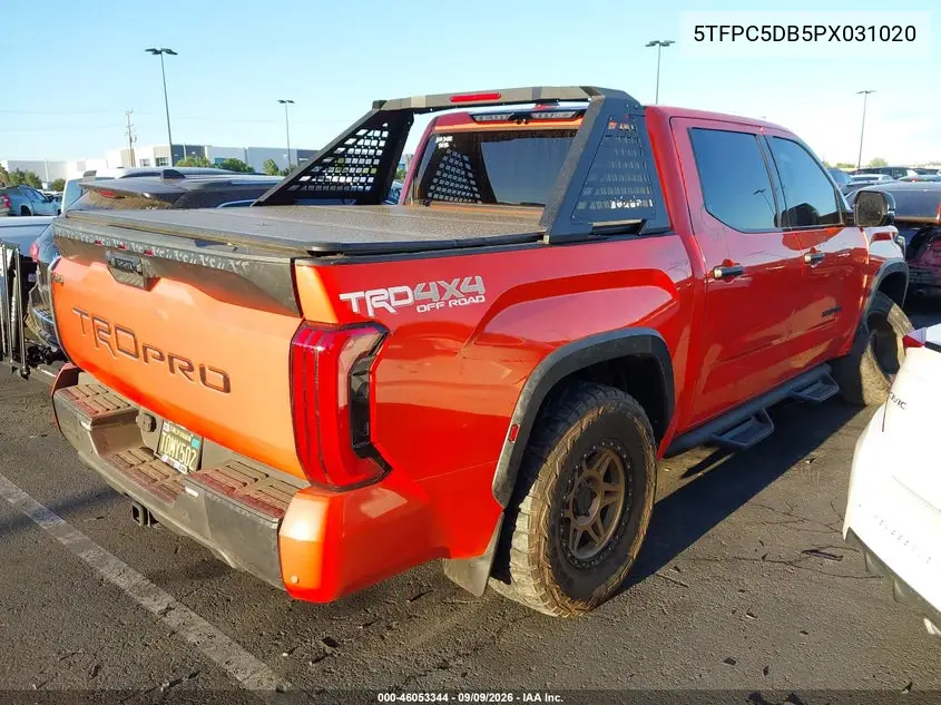 Auction sale of the 2023 Toyota Tundra , vin: 5TFPC5DB5PX031020, lot number: 46053344