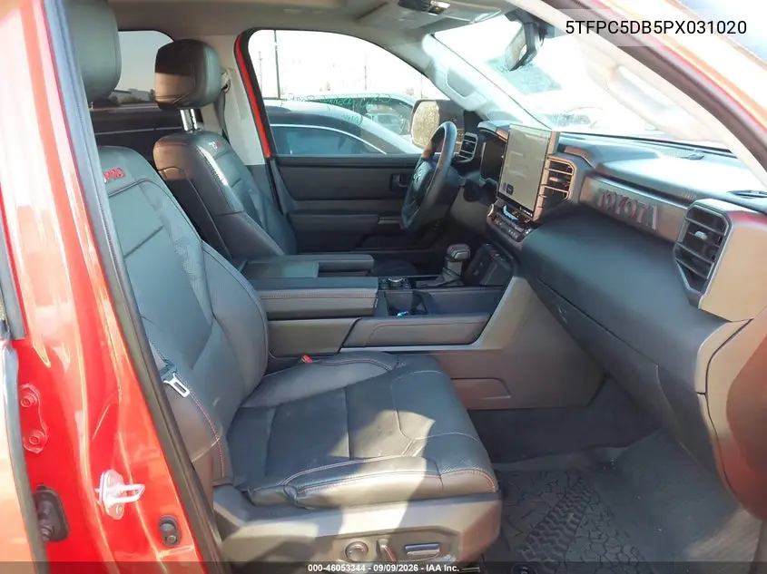 Auction sale of the 2023 Toyota Tundra , vin: 5TFPC5DB5PX031020, lot number: 46053344